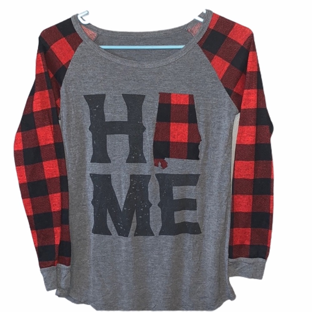 Plaid Alabama Home shirt